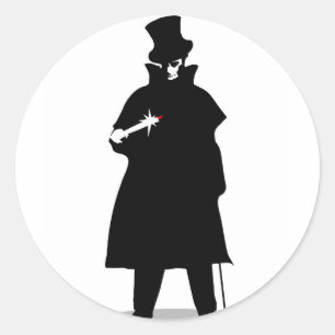 Jack The Ripper Ronde Sticker