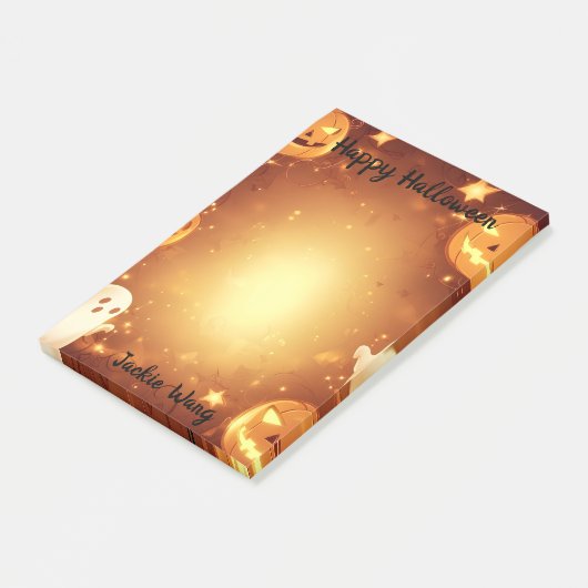 Jack van Lantern en Ghosts Post-it® Notes (Schuin)