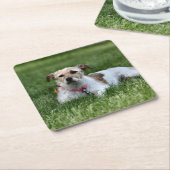 Jack Vierkante Kartonnen Onderzetter (Schuin)