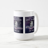 Jack Webb Space Telescope Fan Club Coffee Mok (Voorkant rechts)