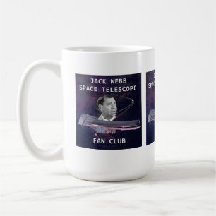 Jack Webb Space Telescope Fan Club Coffee Mok