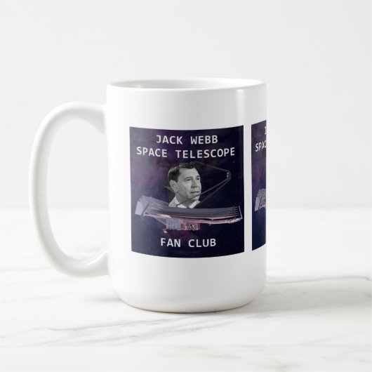 Jack Webb Space Telescope Fan Club Coffee Mok (Links)