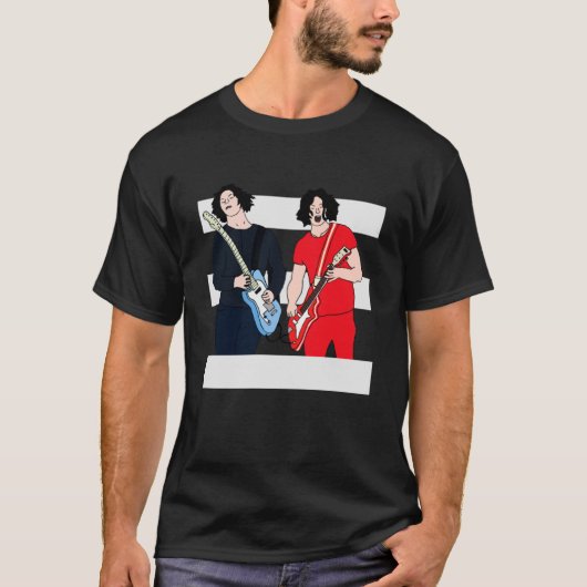 Jack White - De witte strepen  T-shirt (Voorkant)