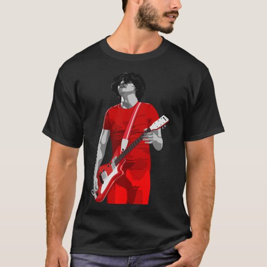 Jack White Portait Classic T-Shirt (Voorkant)