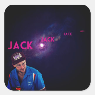 Jack - Zanglussen uit de ruimte Vierkante Sticker