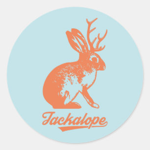 Jackalope ス ー (大6枚 カ) テ ronde sticker