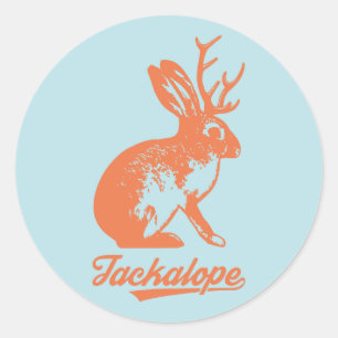 Jackalope ス ー (小20枚) カhoek ronde sticker