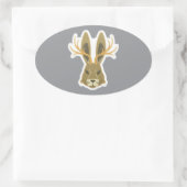 Jackalope, Autocollant vinyle (Sac)