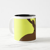 jackalope avec la tasse en verre (Devant gauche)