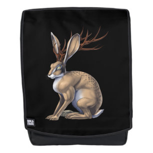 Jackalope Cryptid Animal Rugtassen