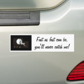 Jackalope Fast Bumpersticker (Op auto)