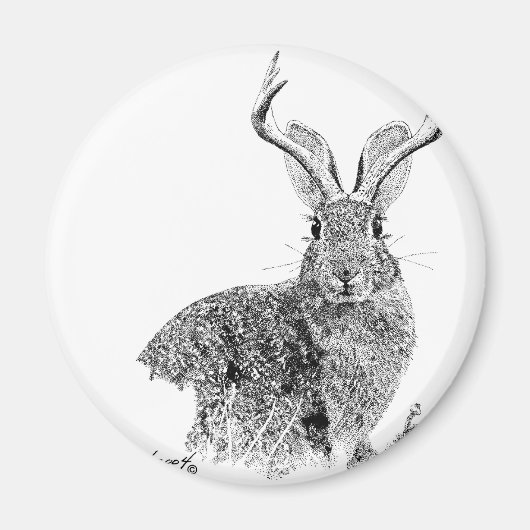 Jackalope Magneet (Voorkant)