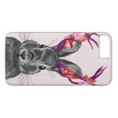 Jackalope met roze Antlers 2 Case-Mate iPhone Case (Achterkant (Horizontaal))
