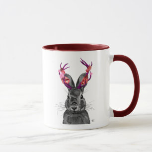 Jackalope met roze Antlers 2 Mok