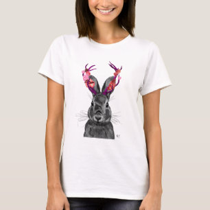 Jackalope met roze Antlers 2 T-shirt