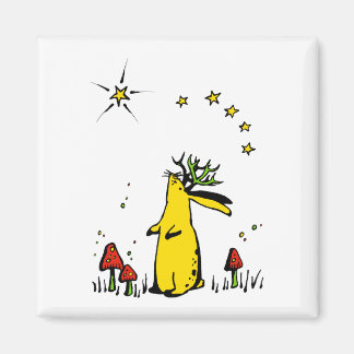 Jackalope Night Magneet