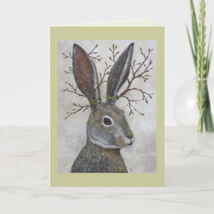 Jackalope wannabe-kaart kaart