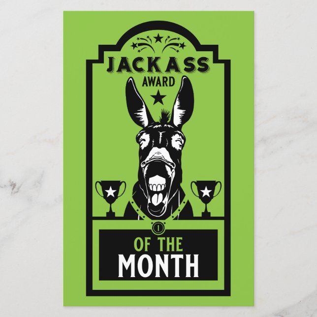 Jackass Award (Voorkant)