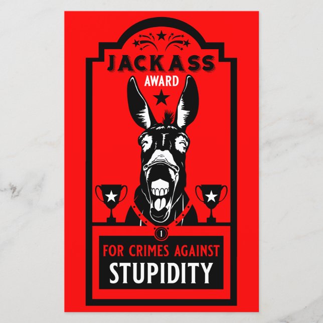 Jackass Award (Voorkant)