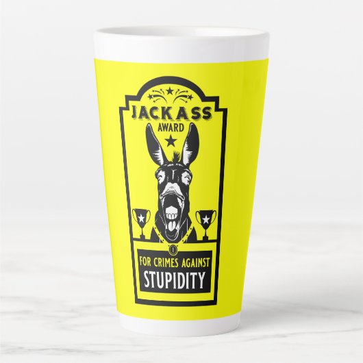 Jackass Award Latte Mok (Voorkant)