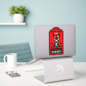 Jackass Award Sticker (Laptop op bureau)