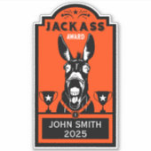 Jackass Award Sticker (Voorkant)