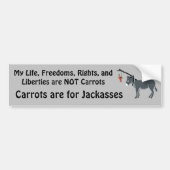 Jackass Bumpersticker (Voorkant)