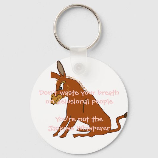 Jackass Whisperer Sleutelhanger (Voorkant)