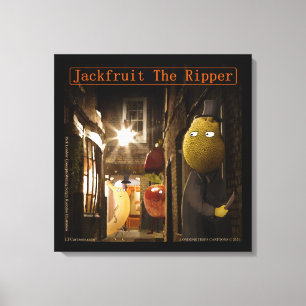 Jackfruit The Ripper Grappige Rick London Canvas Afdruk