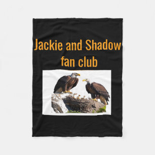 Jackie en Shadow Fanclub Eagles Fleece Deken