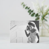 Jackie Kennedy, 1953 Briefkaart (Staand voorkant)