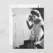 Jackie Kennedy, 1953 Briefkaart (Voorkant / Achterkant)
