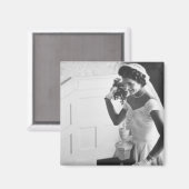 Jackie Kennedy, 1953 Magneet (Voorkant / Achterkant)
