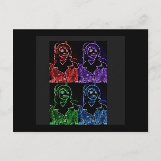 Jackie Kennedy Briefkaart (Voorkant)