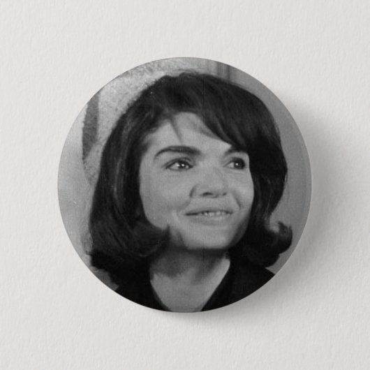 Jackie Kennedy Ronde Button 5,7 Cm (Voorkant)