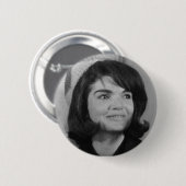 Jackie Kennedy Ronde Button 5,7 Cm (Voorkant /achterkant)