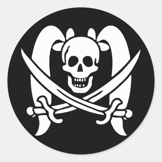 Jackie Rackham Ronde Sticker (Voorkant)