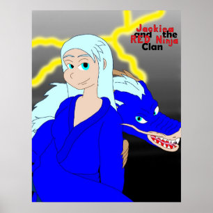 Jackiea en RED Ninja Clan 6 Poster