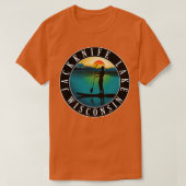 Jacknife Lake Wisconsin Paddleboarding T-shirt (Design voorkant)
