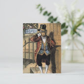 Jacko the Monkey Illustration Briefkaart (Staand voorkant)