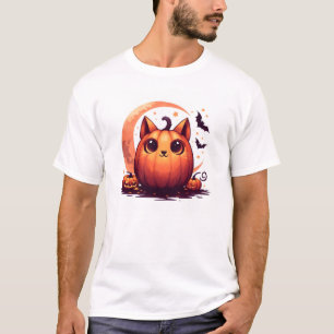Jack'O'Lantern Cat T-shirt