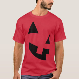 JackOLantern pomkin Face Print Halloween Matching T-shirt