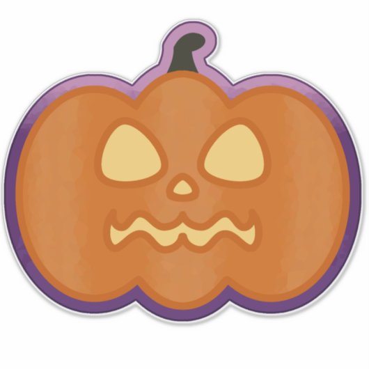 Jack'o'Lantern Sticker (Voorkant)