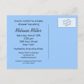 Jackpot C'est un garçon Baby shower Invitation Voi (Dos)