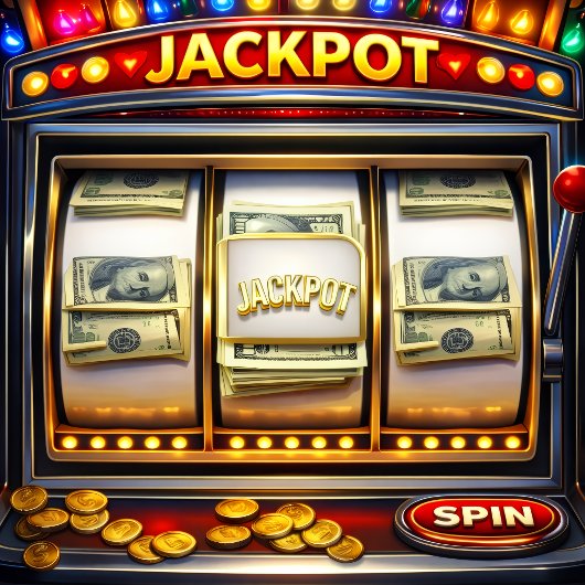 Jackpot Slotmachine Legpuzzel