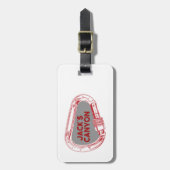 Jack's Canyon Klimmen Carabiner Bagagelabel (Voorkant verticaal)