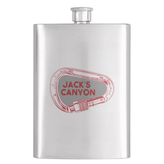 Jack's Canyon klimmer Carabiner Flacon (Voorkant)