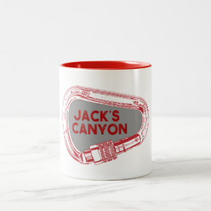 Jack's Canyon klimmer Carabiner Tweekleurige Koffiemok