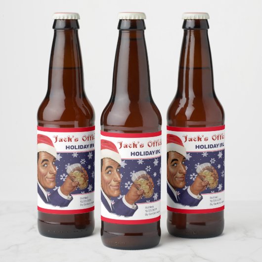 Jack's Holiday IPA Bierlabel Bier Etiket (Flessen)