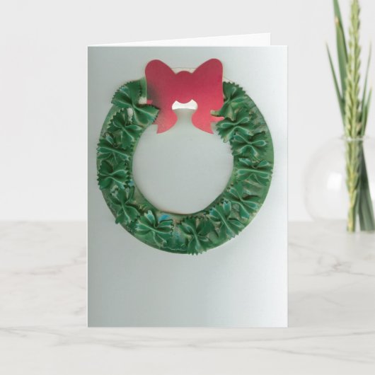 Jack's Holiday Wreath Feestdagen Kaart (Voorkant)